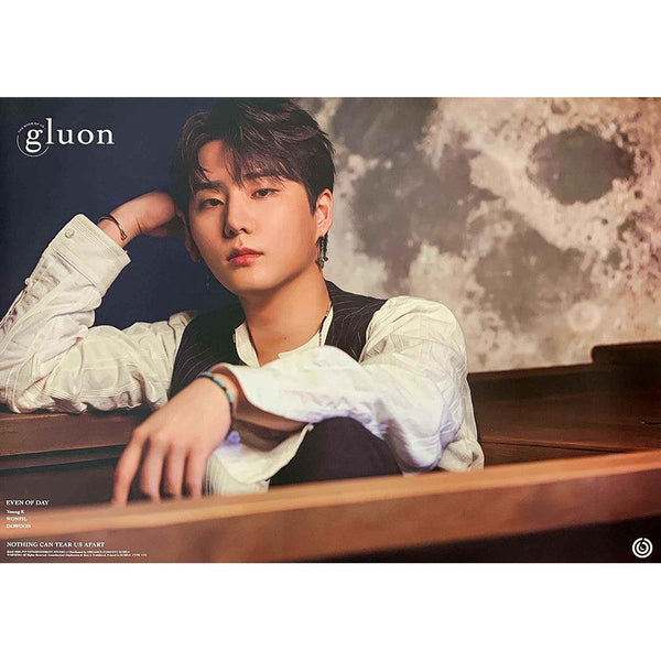 DAY6 (EVEN OF DAY) 1ST MINI ALBUM 'THE BOOK OF US : GLUON' POSTER ONLY