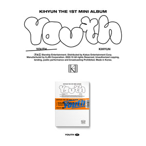 KIHYUN (MONSTA X) 1ST MINI ALBUM 'YOUTH' YOUTH COVER