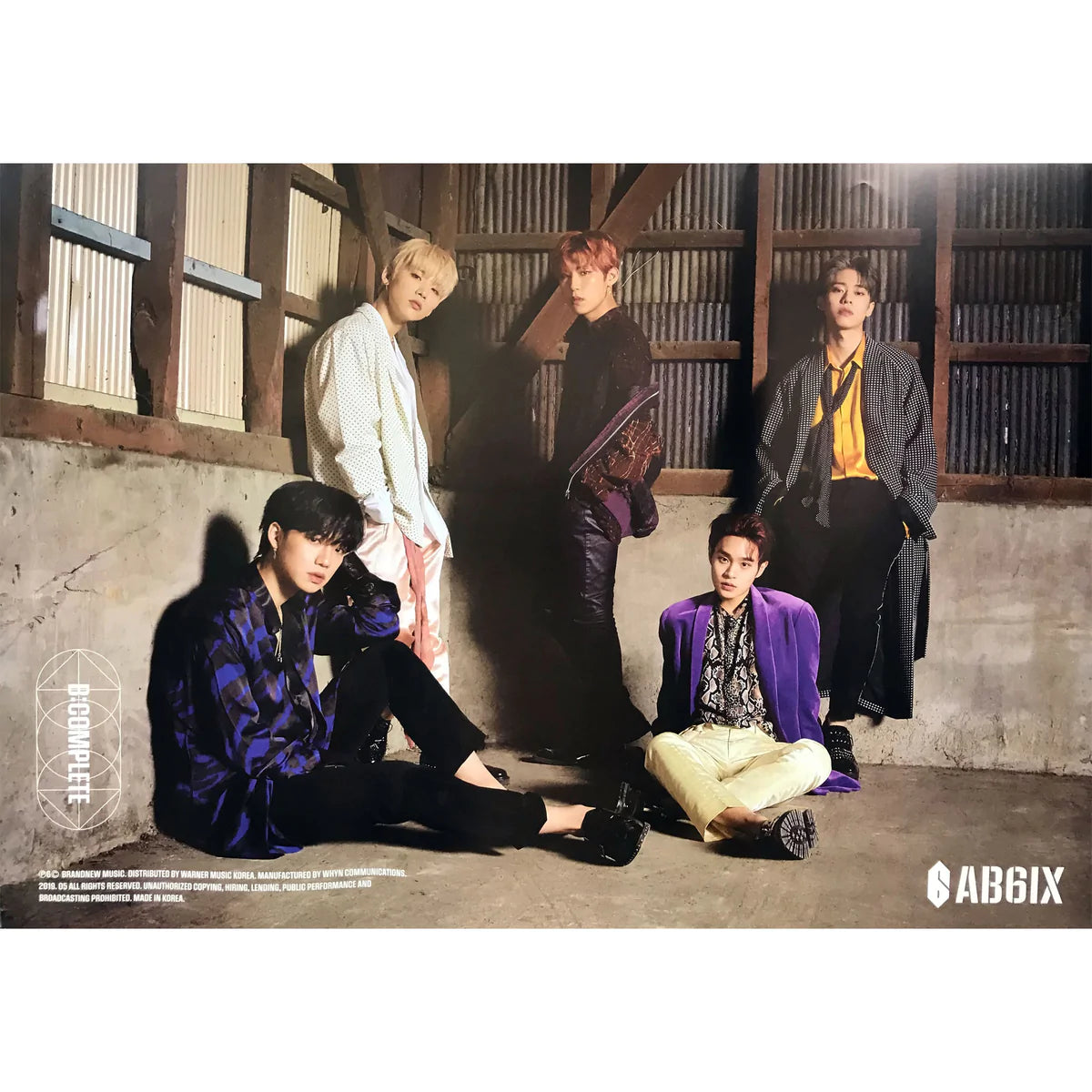 AB6IX 1ST EP ALBUM 'B : COMPLETE' POSTER X