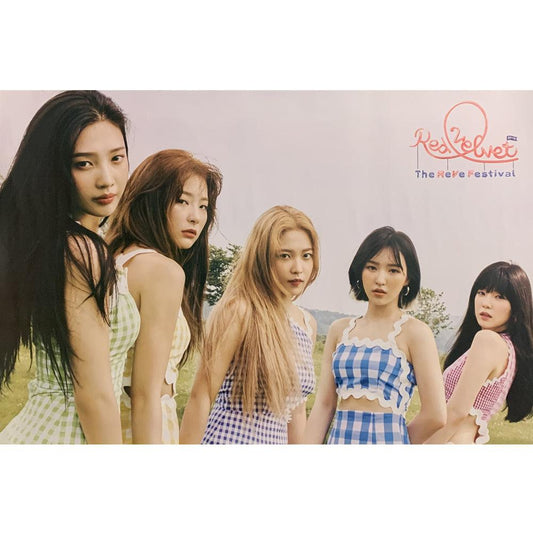 RED VELVET 7TH MINI ALBUM 'THE REVE FESTIVAL DAY 2' POSTER ONLY - KPOP REPUBLIC