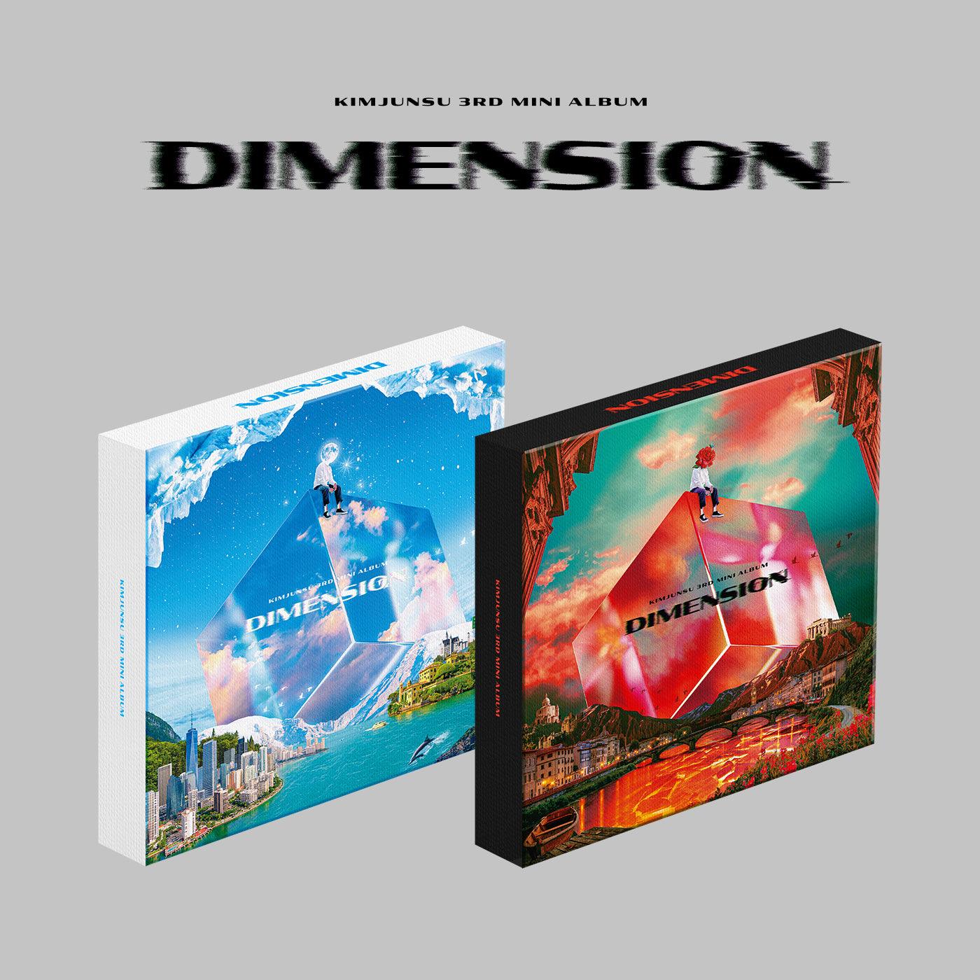 KIM JUNSU 3RD MINI ALBUM 'DIMENSION' set cover