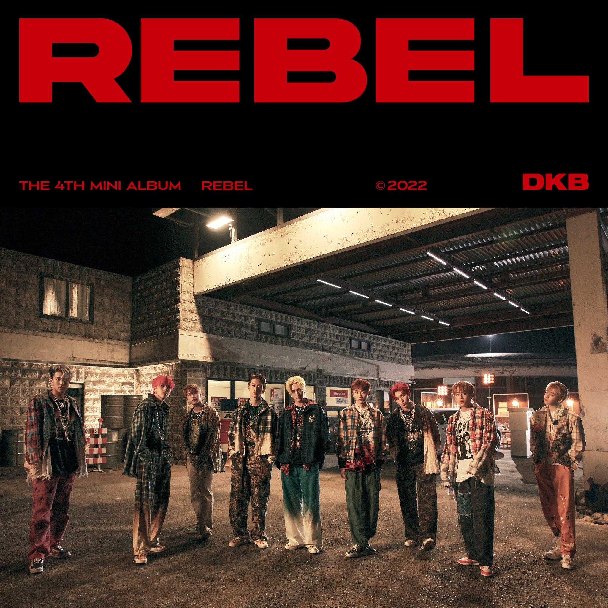 DKB 4TH MINI ALBUM 'REBEL' COVER