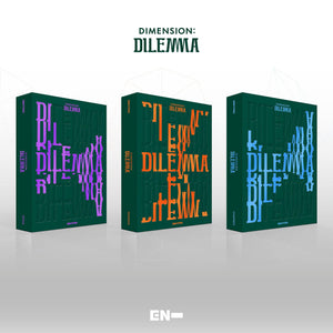ENHYPEN 1ST ALBUM 'DIMENSION : DILEMMA' + POSTER cover