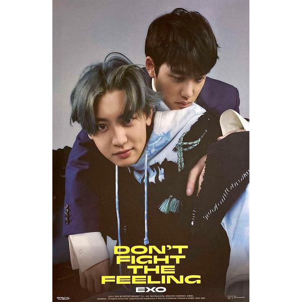 EXO SPECIAL ALBUM 'DON'T FIGHT THE FEELING' (EXPANSION) POSTER ONLY