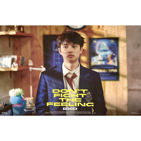 EXO SPECIAL ALBUM 'DON'T FIGHT THE FEELING' (EXPANSION) POSTER ONLY