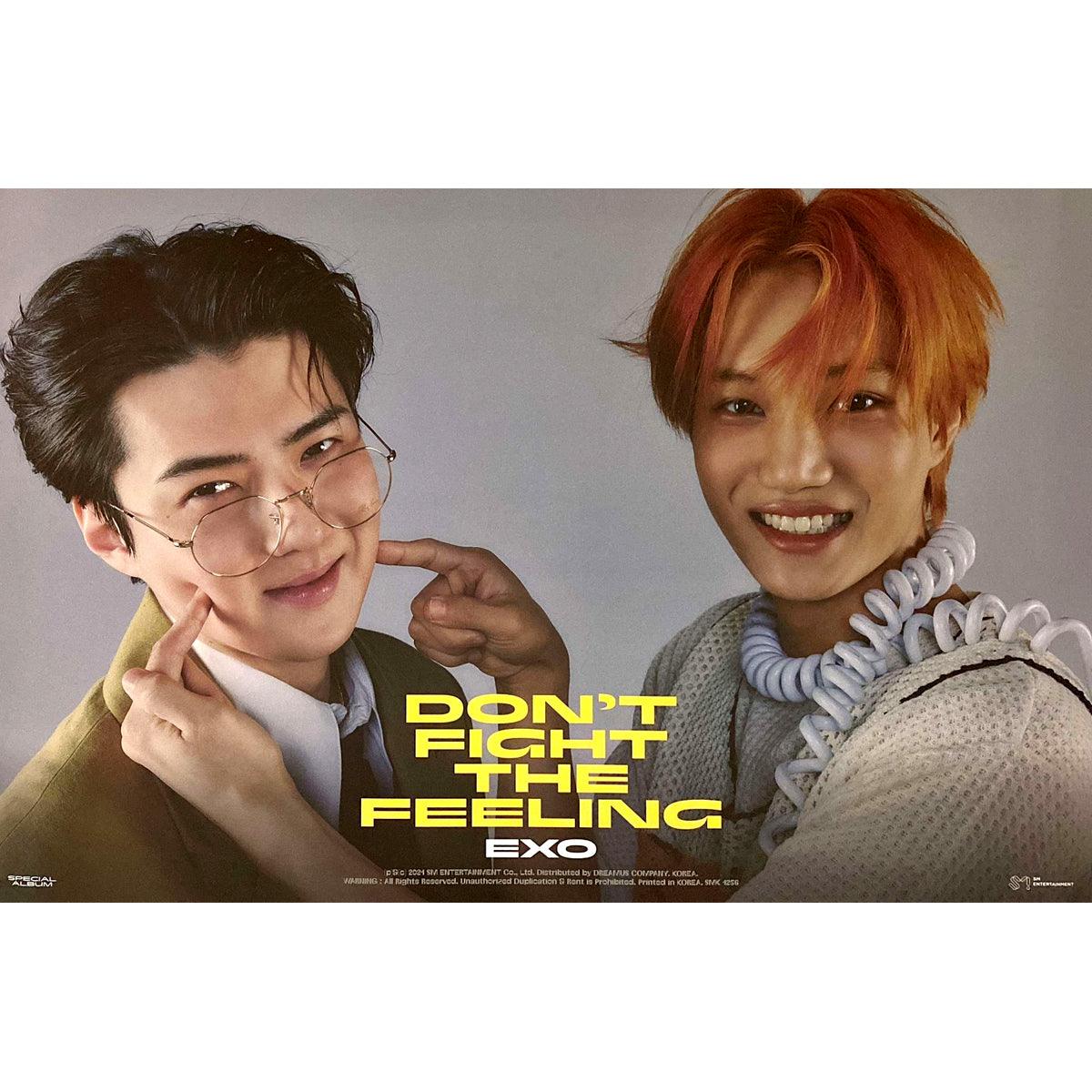 EXO SPECIAL ALBUM 'DON'T FIGHT THE FEELING' (EXPANSION) POSTER ONLY