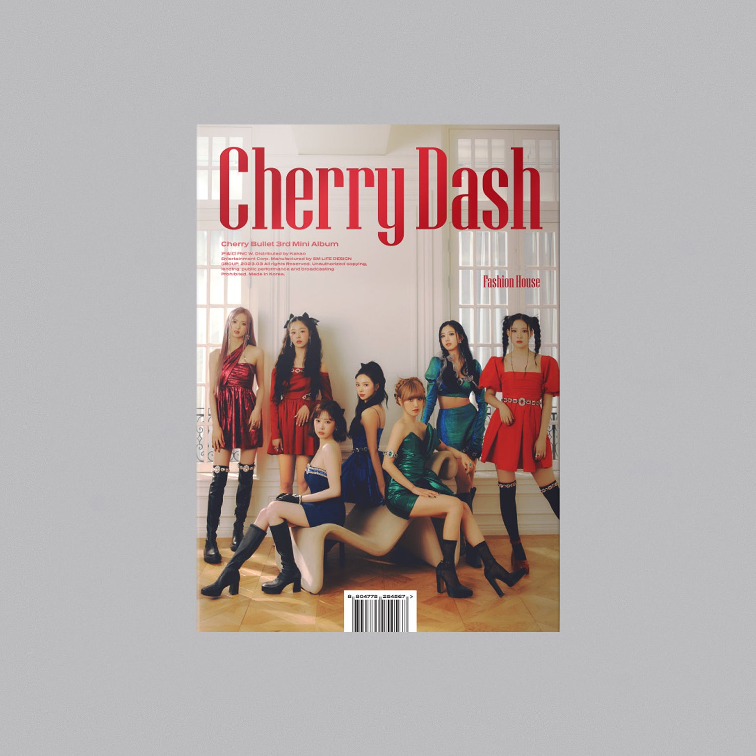 CHERRY BULLET 3RD MINI ALBUM 'CHERRY DASH' FASHION HOUSE VERSION COVER