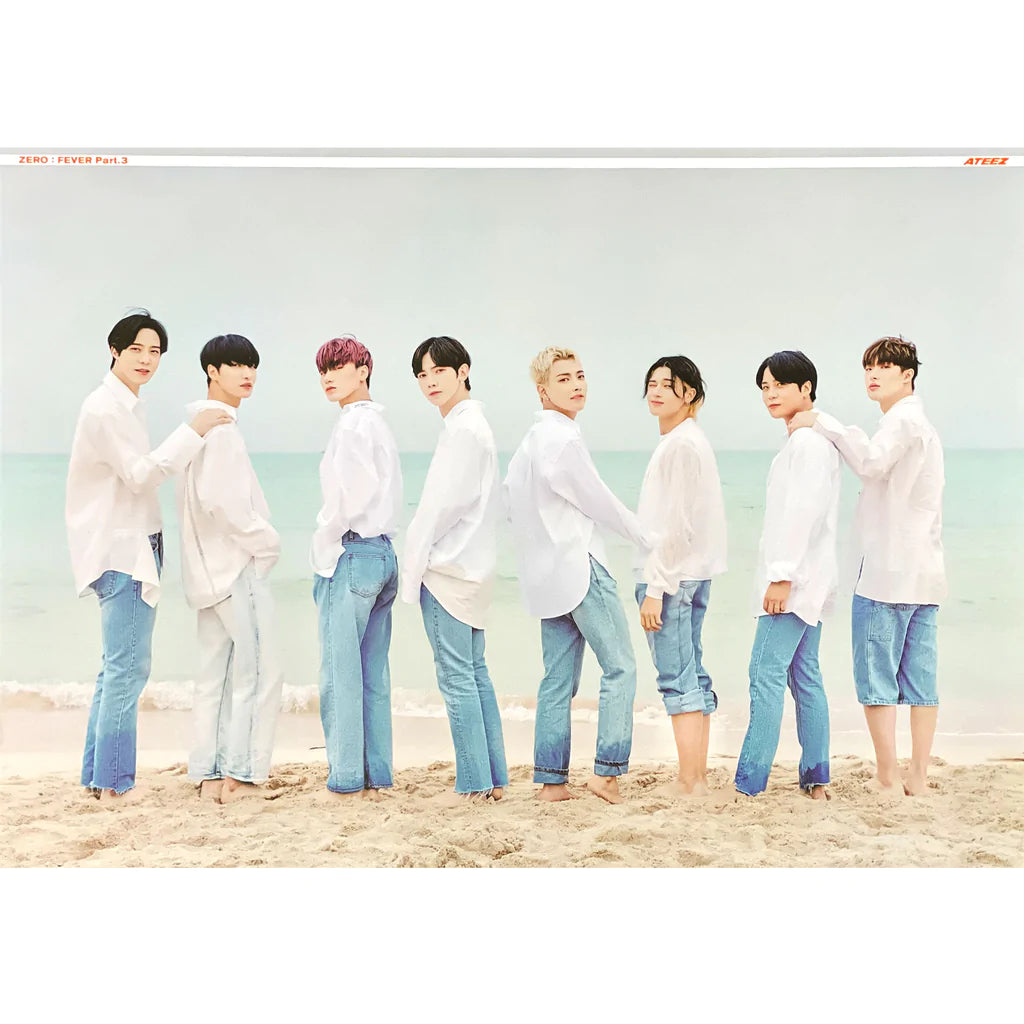 ATEEZ 7TH MINI ALBUM 'ZERO : FEVER PART.3' POSTER Diary