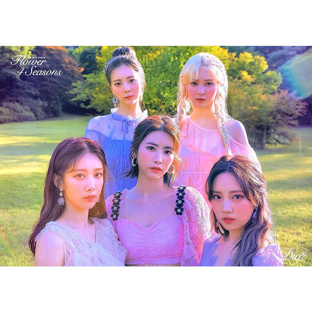 DIA 6TH MINI ALBUM 'FLOWER 4 SEASONS' POSTER ONLY - KPOP REPUBLIC