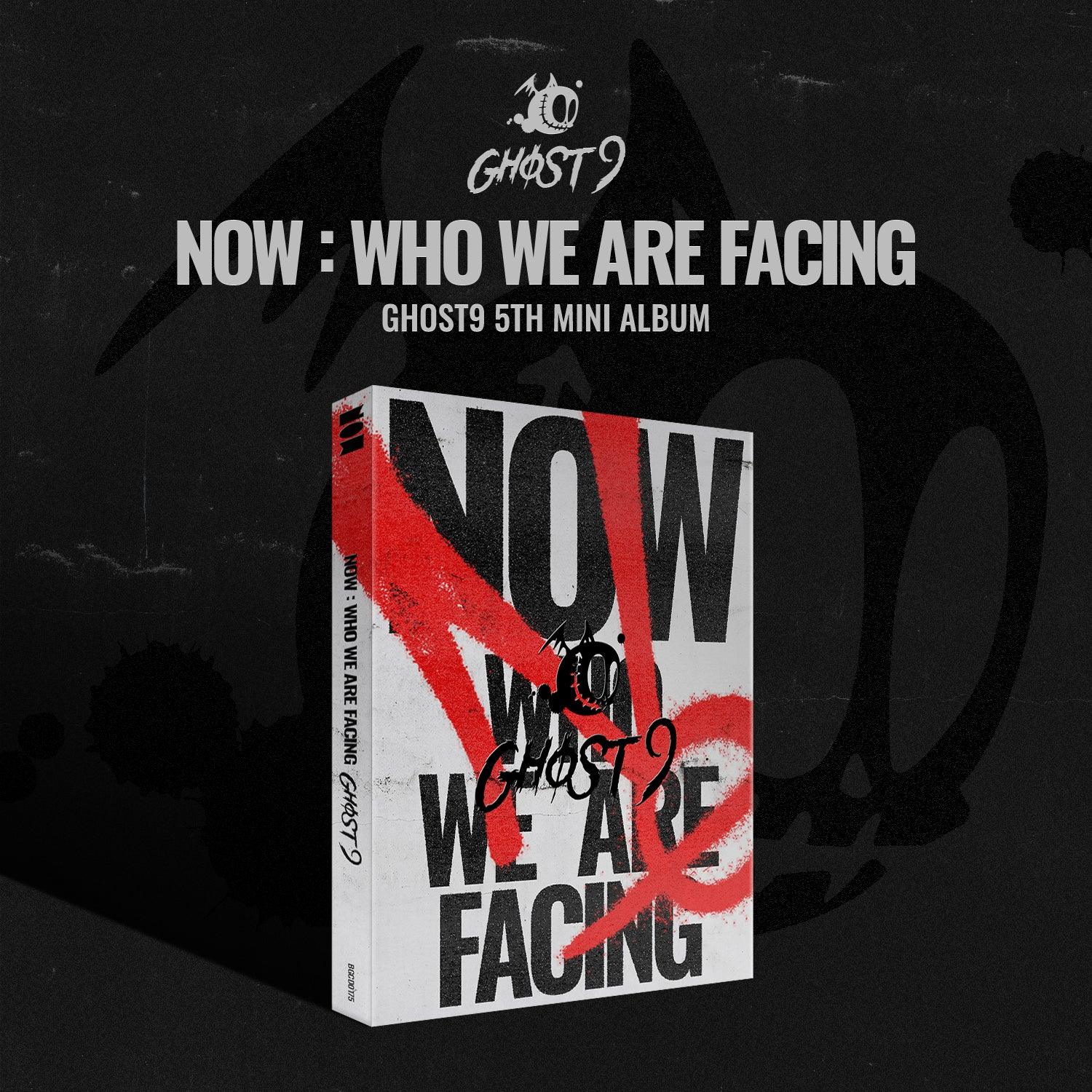 GHOST9 5TH MINI ALBUM 'NOW : WHO WE ARE FACING' COVER