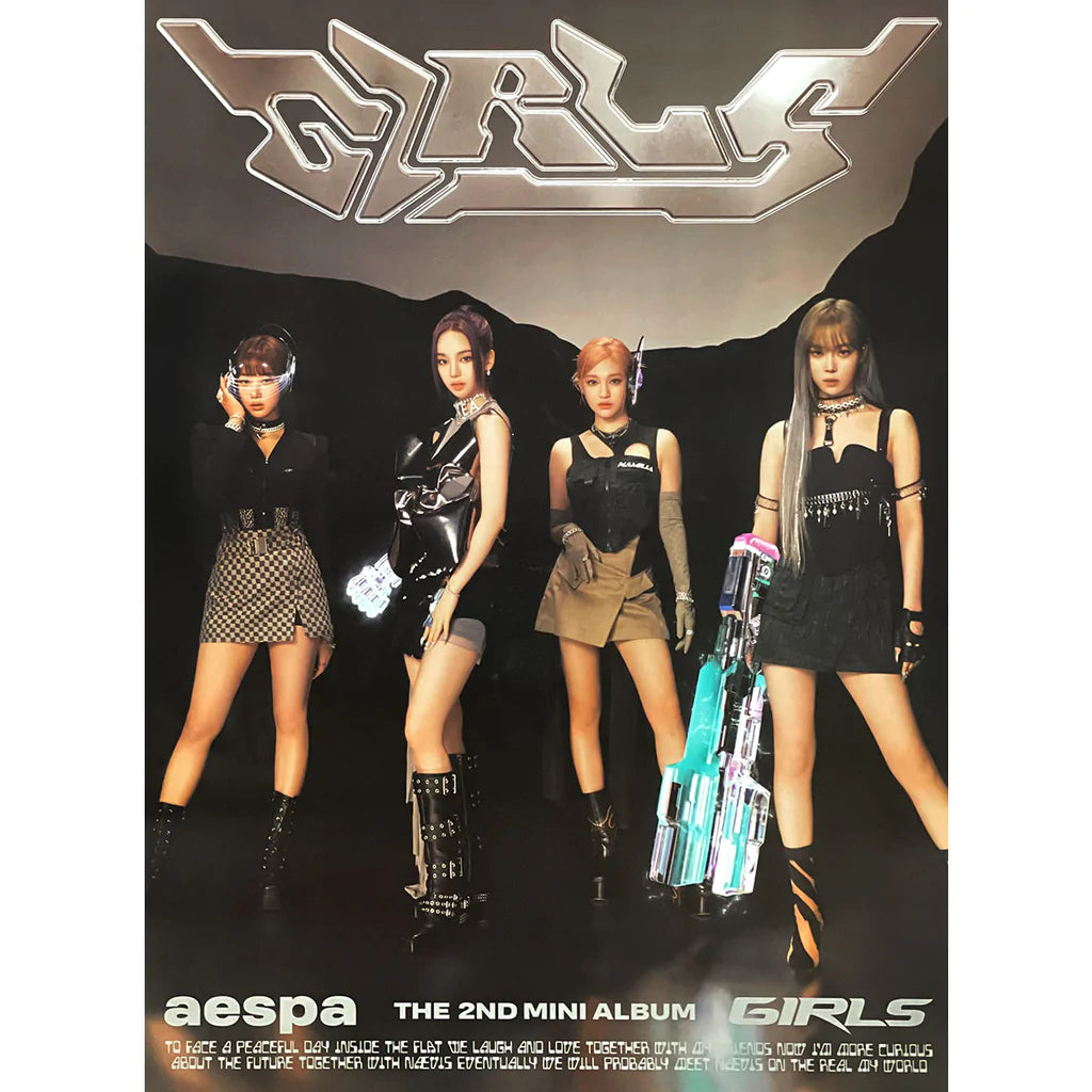 AESPA 2ND MINI ALBUM 'GIRLS' (KWANGYA) POSTER A
