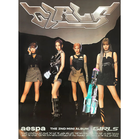 AESPA 2ND MINI ALBUM 'GIRLS' (KWANGYA) POSTER A