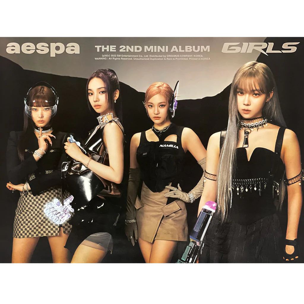 AESPA 2ND MINI ALBUM 'GIRLS' (KWANGYA) POSTER B