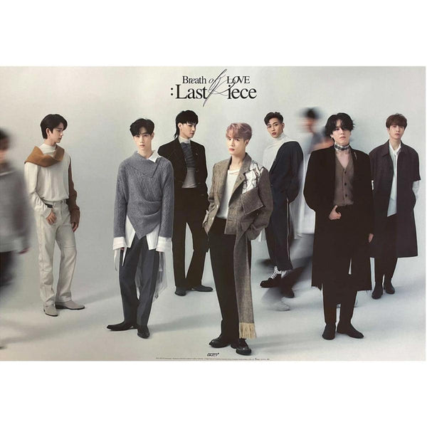 GOT7 4TH ALBUM 'BREATH OF LOVE : LAST PIECE' POSTER ONLY