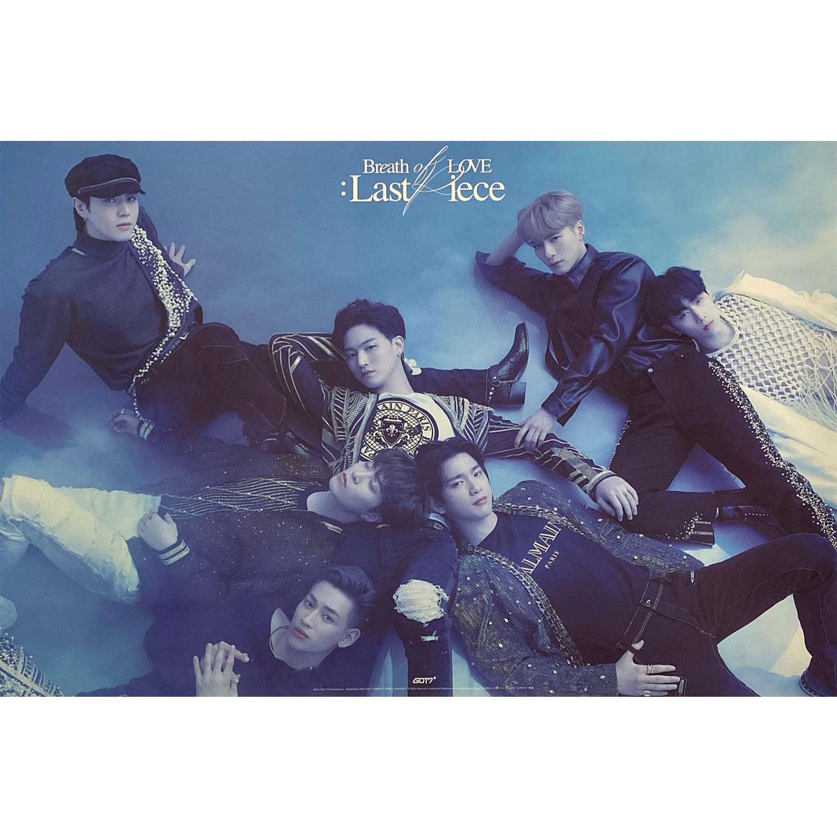 GOT7 4TH ALBUM 'BREATH OF LOVE : LAST PIECE' POSTER ONLY - KPOP REPUBLIC