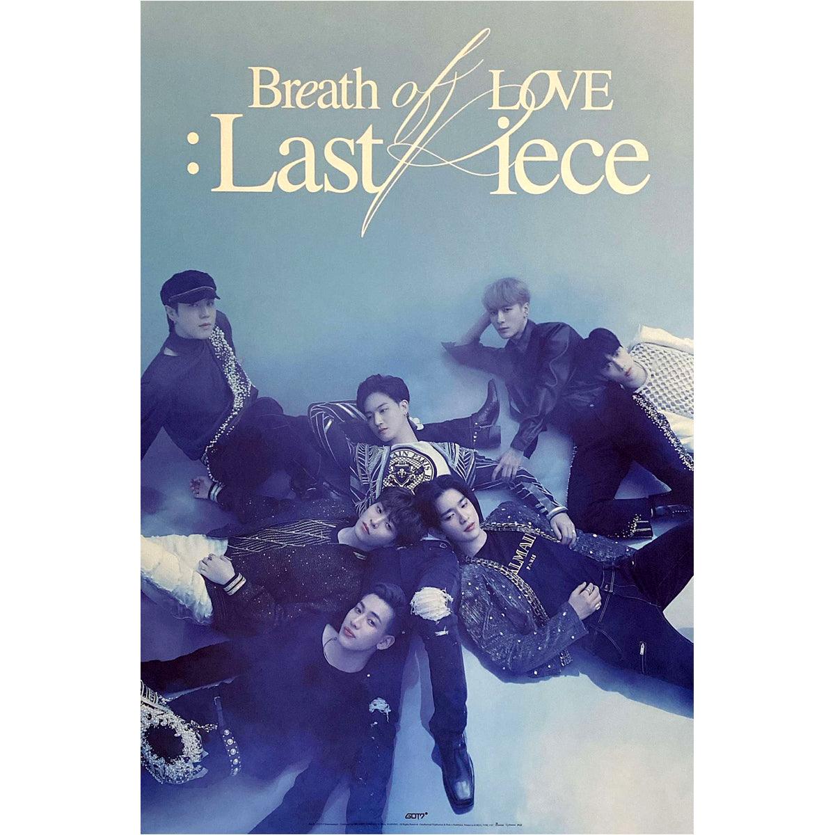 GOT7 4TH ALBUM 'BREATH OF LOVE : LAST PIECE' POSTER ONLY - KPOP REPUBLIC