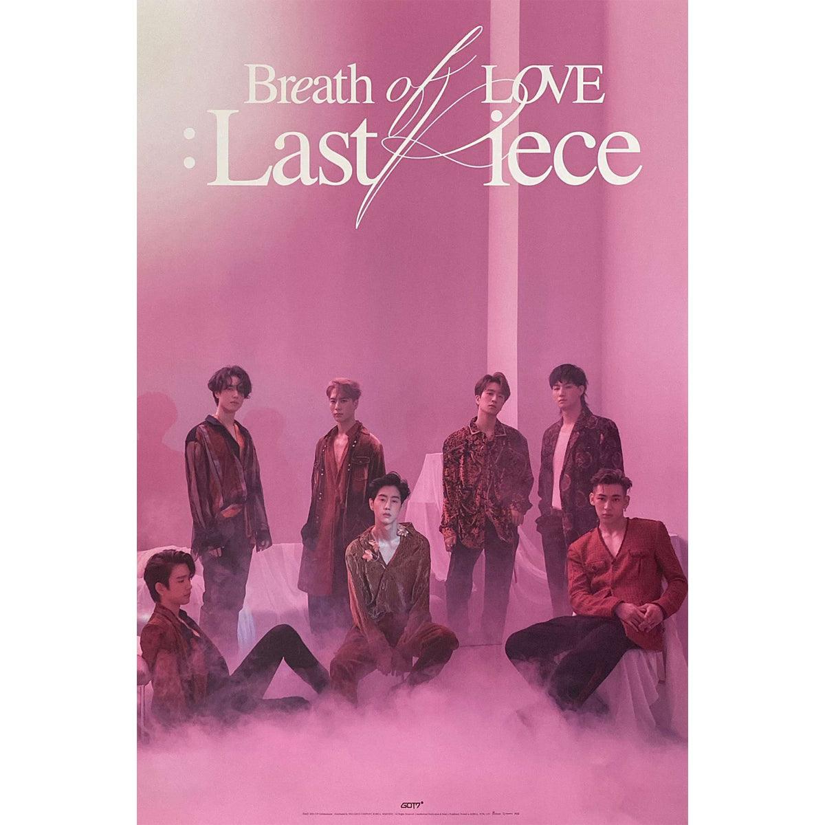 GOT7 4TH ALBUM 'BREATH OF LOVE : LAST PIECE' POSTER ONLY - KPOP REPUBLIC