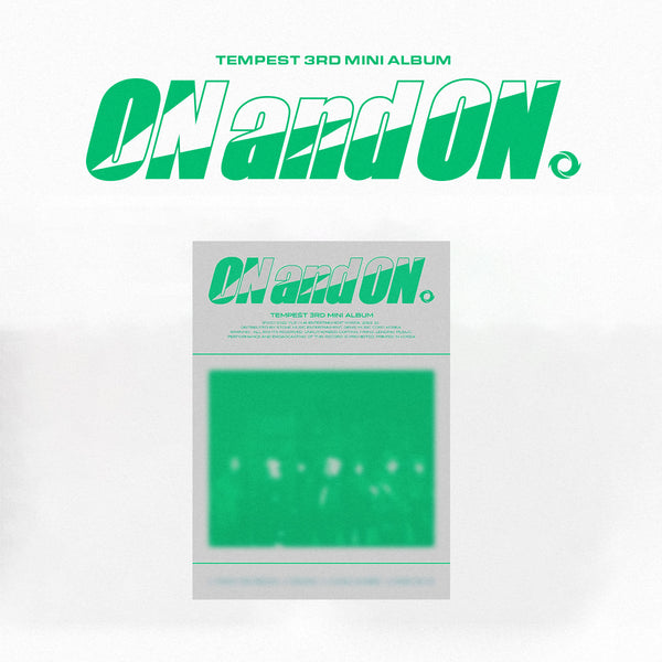 TEMPEST 3RD MINI ALBUM 'ON AND ON' GREEN VERSION COVER