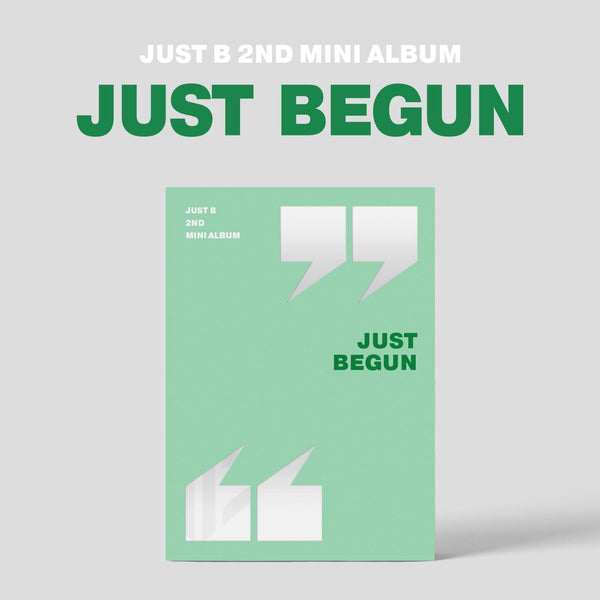 JUST B 2ND MINI ALBUM 'JUST BEGUN' GREEN VERSION COVER