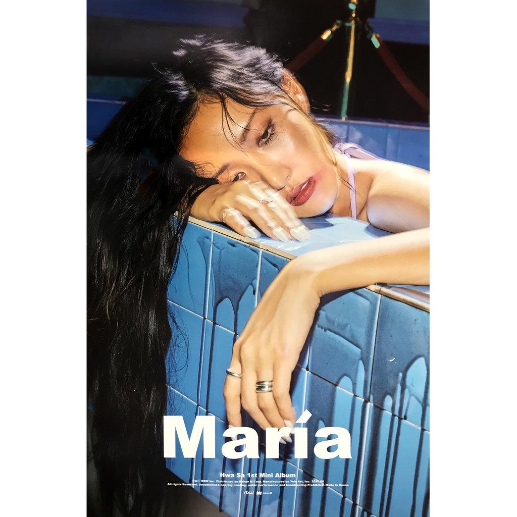 HWASA (MAMAMOO) 1ST MINI ALBUM 'MARIA' POSTER ONLY - KPOP REPUBLIC