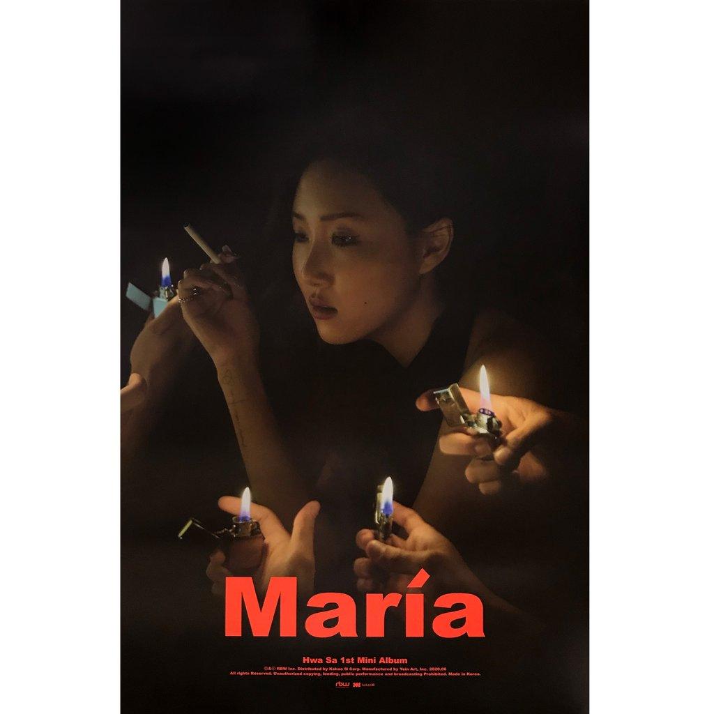 HWASA (MAMAMOO) 1ST MINI ALBUM 'MARIA' POSTER ONLY - KPOP REPUBLIC