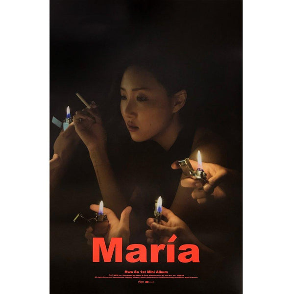 HWASA (MAMAMOO) 1ST MINI ALBUM 'MARIA' POSTER ONLY