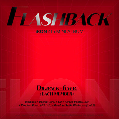 IKON 4TH MINI ALBUM 'FLASHBACK' (DIGIPACK) COVER