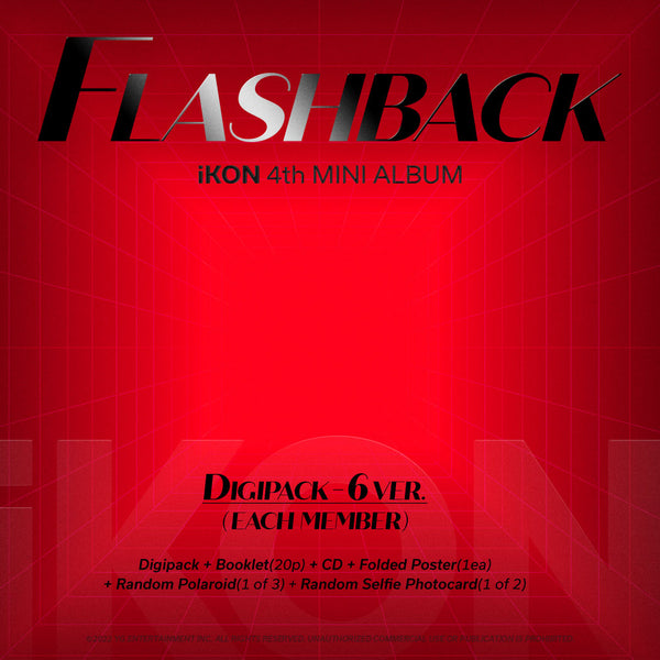 IKON 4TH MINI ALBUM 'FLASHBACK' (DIGIPACK) COVER