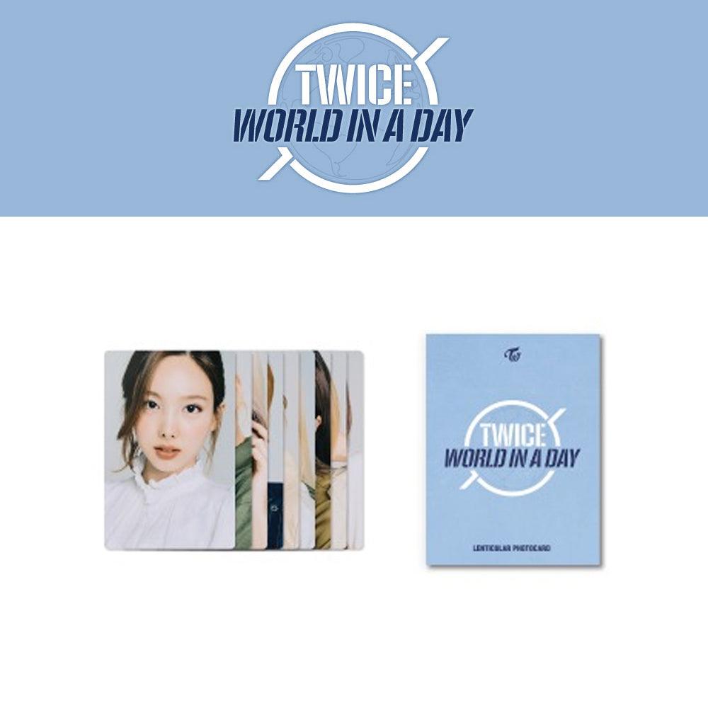 TWICE '2020 WORLD IN A DAY LENTICULAR PHOTO CARD'