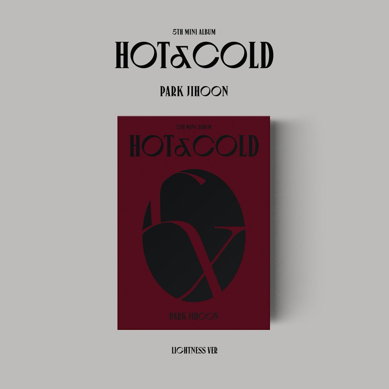 PARK JIHOON 5TH MINI ALBUM 'HOT & COLD' lightness cover