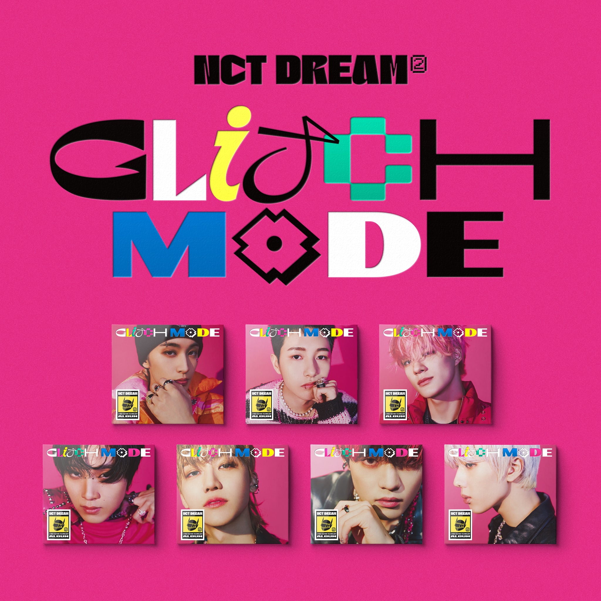 NCT DREAM 2ND ALBUM 'GLITCH MODE' (DIGIPACK) set cover