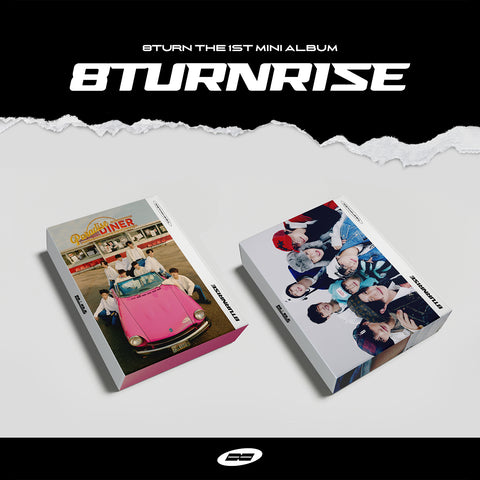 8TURN 1ST MINI ALBUM '8TURNRISE' SET COVER