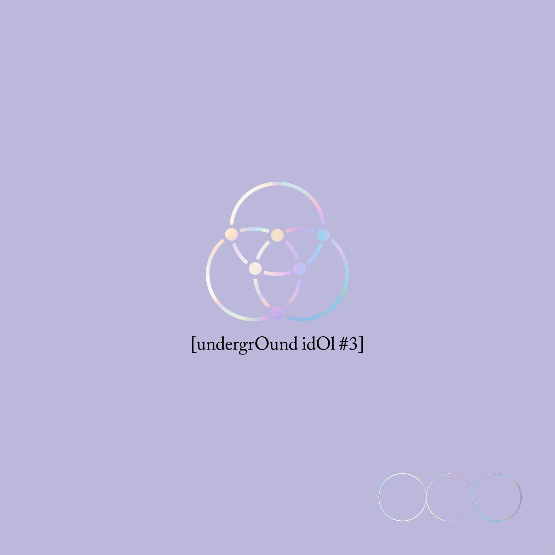 JUNJI (ONLYONEOF) ALBUM 'UNDERGROUND IDOL #3' COVER