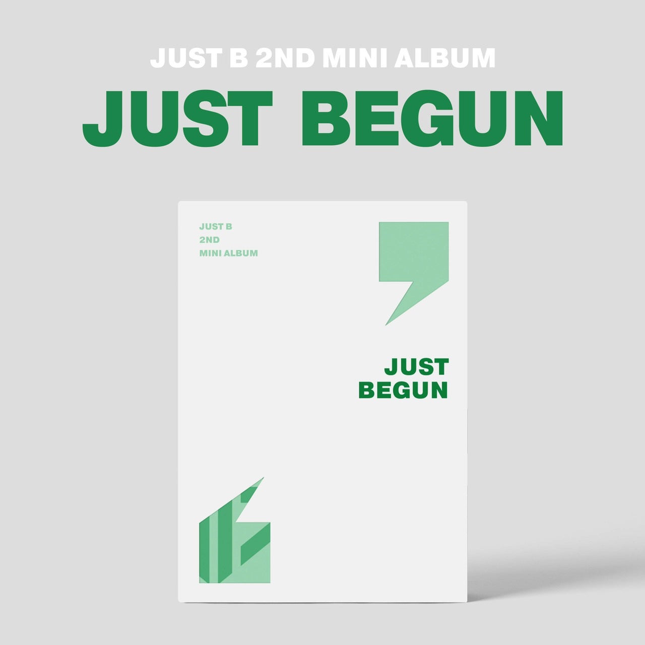 JUST B 2ND MINI ALBUM 'JUST BEGUN' WHITE VERSION COVER