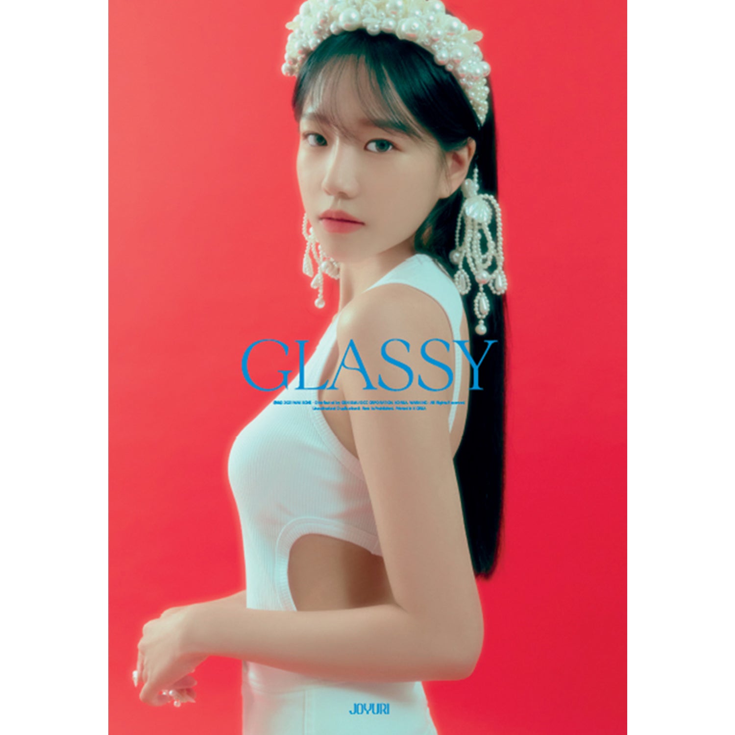 JO YURI (IZ*ONE) 1ST SINGLE ALBUM 'GLASSY' POSTER ONLY - KPOP REPUBLIC